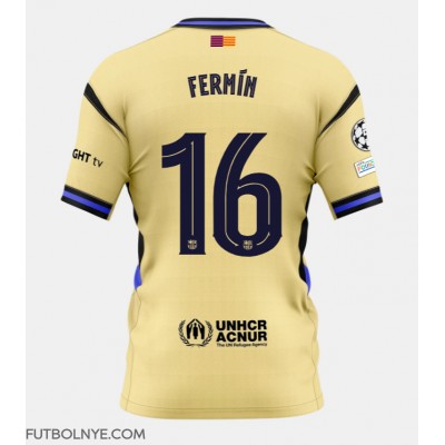 Camiseta Barcelona Fermin Lopez #16 Visitante Equipación 2025-26 manga corta Camiseta Barcelona Fermin Lopez #16 Visitante Equipación 2025-26 manga corta